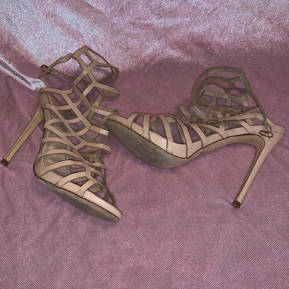 Nude Strappy Heels!!! - Picture 2 of 4